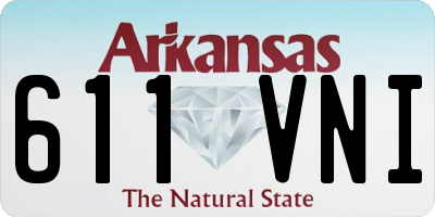 AR license plate 611VNI