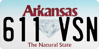 AR license plate 611VSN