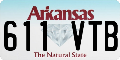 AR license plate 611VTB