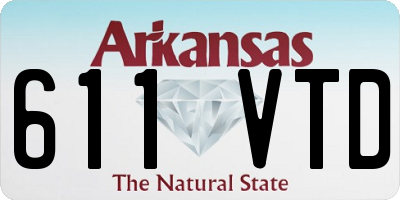 AR license plate 611VTD