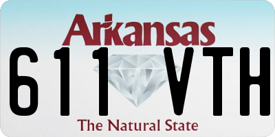 AR license plate 611VTH