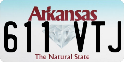 AR license plate 611VTJ