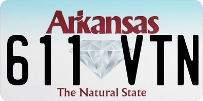 AR license plate 611VTN