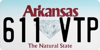 AR license plate 611VTP