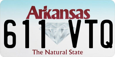AR license plate 611VTQ