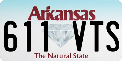 AR license plate 611VTS
