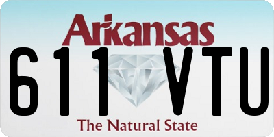 AR license plate 611VTU