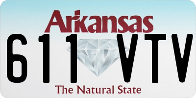 AR license plate 611VTV