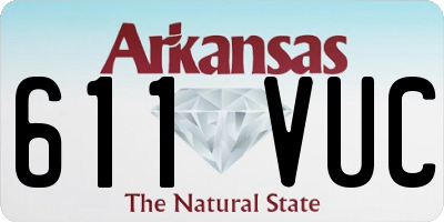 AR license plate 611VUC