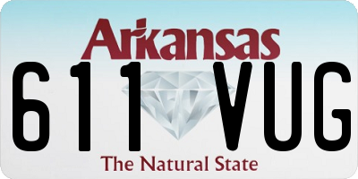 AR license plate 611VUG