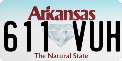 AR license plate 611VUH