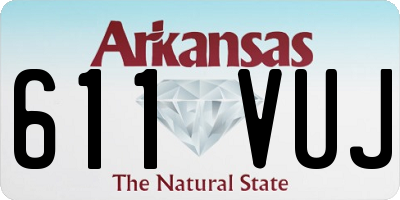 AR license plate 611VUJ