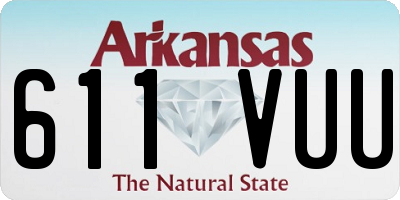 AR license plate 611VUU