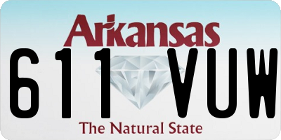 AR license plate 611VUW