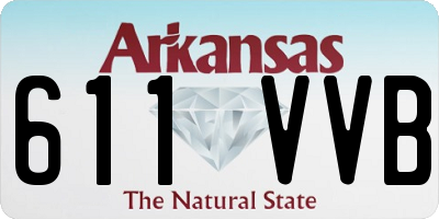 AR license plate 611VVB