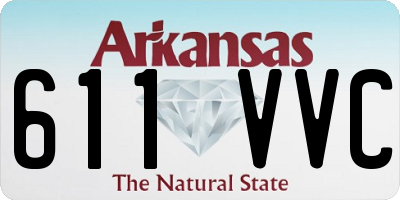 AR license plate 611VVC