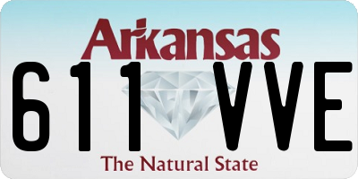 AR license plate 611VVE