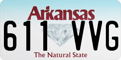 AR license plate 611VVG