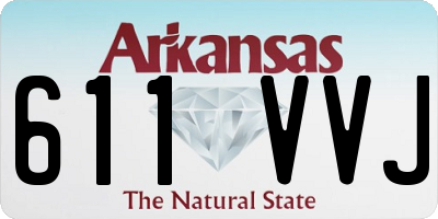 AR license plate 611VVJ