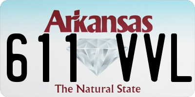 AR license plate 611VVL