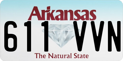 AR license plate 611VVN