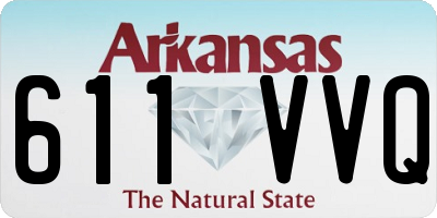 AR license plate 611VVQ