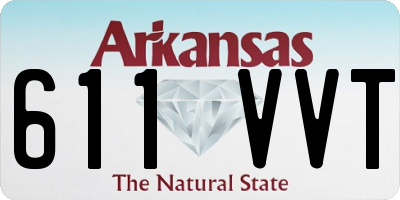 AR license plate 611VVT