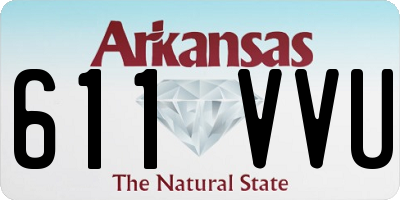 AR license plate 611VVU