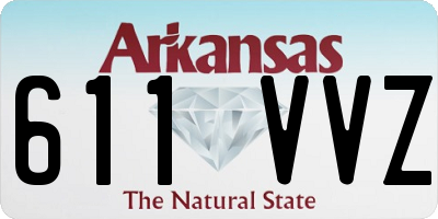 AR license plate 611VVZ