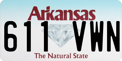 AR license plate 611VWN