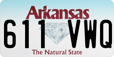 AR license plate 611VWQ