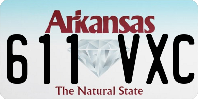 AR license plate 611VXC
