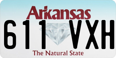 AR license plate 611VXH