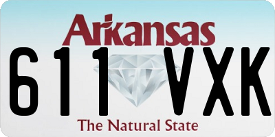 AR license plate 611VXK