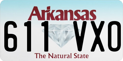 AR license plate 611VXO
