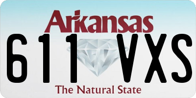 AR license plate 611VXS