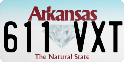 AR license plate 611VXT