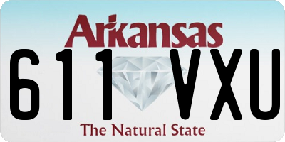 AR license plate 611VXU