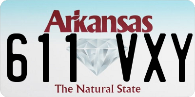 AR license plate 611VXY