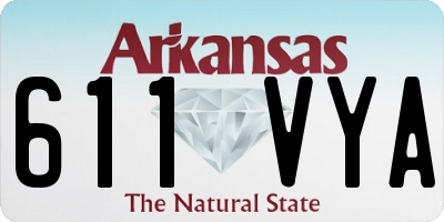 AR license plate 611VYA