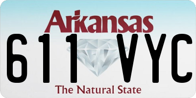 AR license plate 611VYC