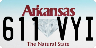 AR license plate 611VYI