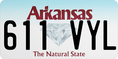 AR license plate 611VYL