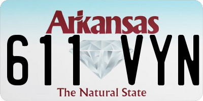 AR license plate 611VYN