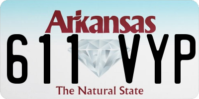 AR license plate 611VYP