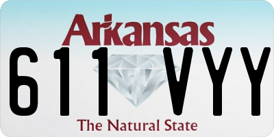 AR license plate 611VYY