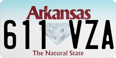 AR license plate 611VZA