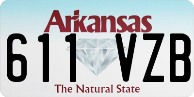 AR license plate 611VZB