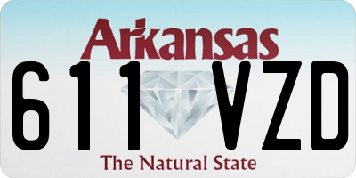 AR license plate 611VZD