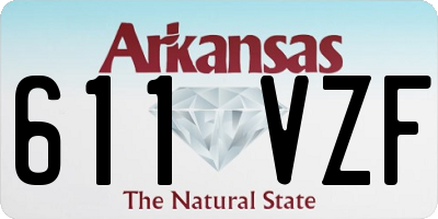 AR license plate 611VZF